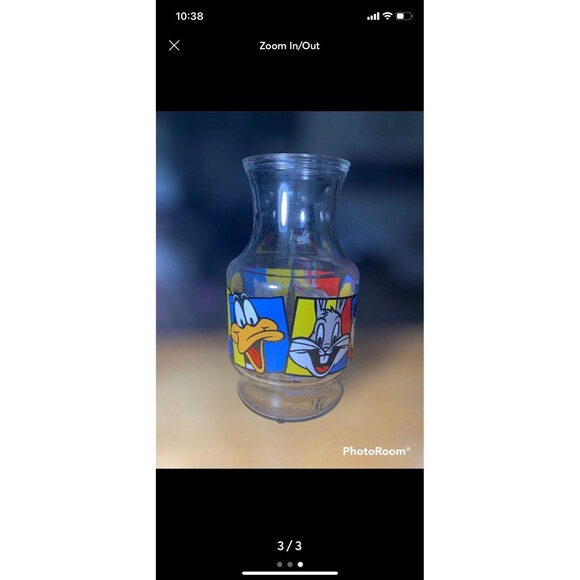 Vintage 1990's Warner Brothers Kitsch Pitcher Tea Juice Pitcher Looney Toons Kit - Picture 3 of 3